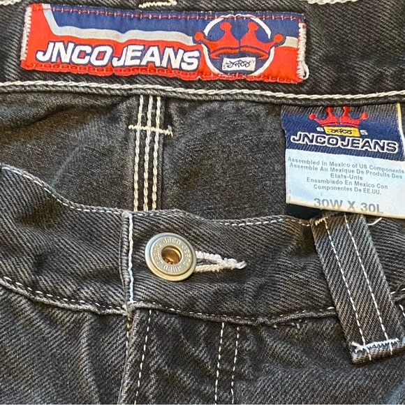 JNCO striped jeans 30x30 - Picture 3 of 4